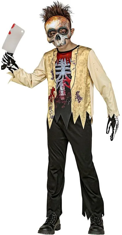 WM Στολή Παιδική Zombie Skeleton No 5-7 (98256)