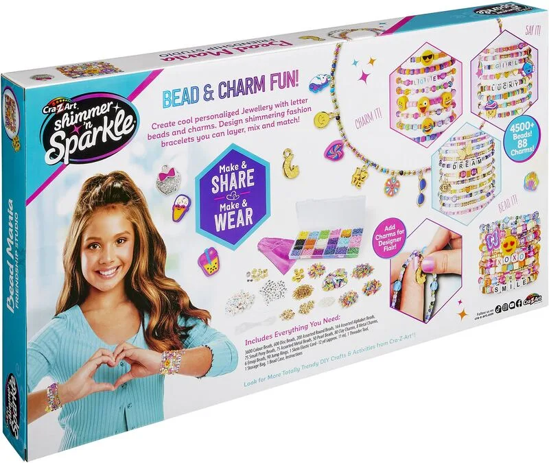 Cra-Z-Art Shimmer 'N Sparkle Bead Mania Friendship Studio (65631) - φωτογραφία 7