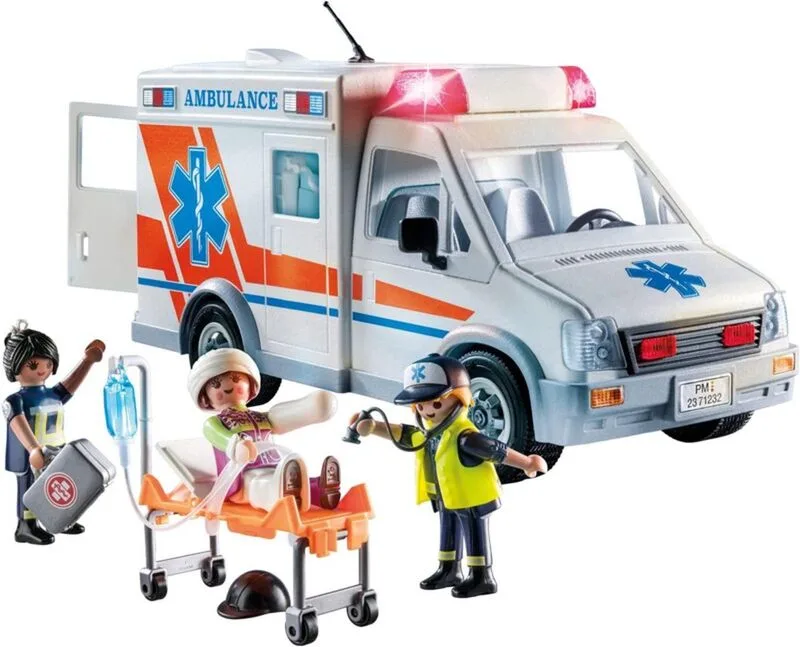 Playmobil® Action Heroes - Ασθενοφόρο Με Διασώστες - 71232