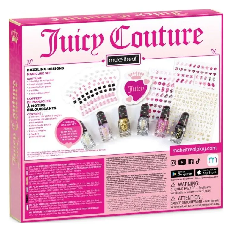 Make It Real Juicy Couture Dazzling Designs Manicure Set (4474) - φωτογραφία 6