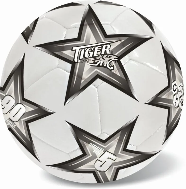 Μπάλα Ποδοσφαίρου Soccer Star Black/Grey S5 (35-864)