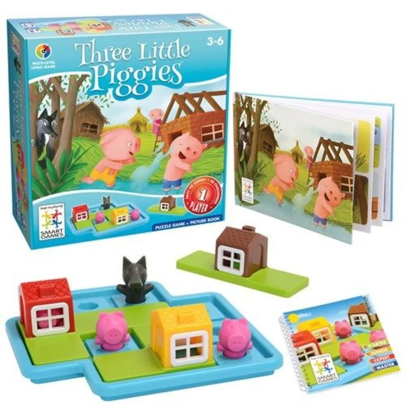 Smart Games Επιτραπέζιο Τα Τρία Γουρουνάκια (285-SG023-151875)