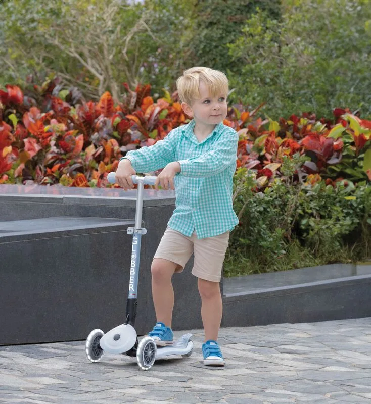 Globber Scooter Junior Foldable Lights Eco Blueberry (692-501) - φωτογραφία 7