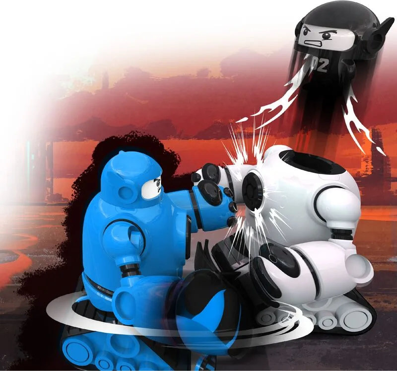 Sharper Image Τηλεκατευθυνόμενο Robot Mecha Rivals Jib vs. Jab (1242020751) - φωτογραφία 5
