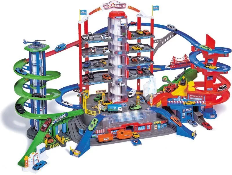 Dickie Majorette Γκαράζ City 7 Levels & Οχήματα (212059989)