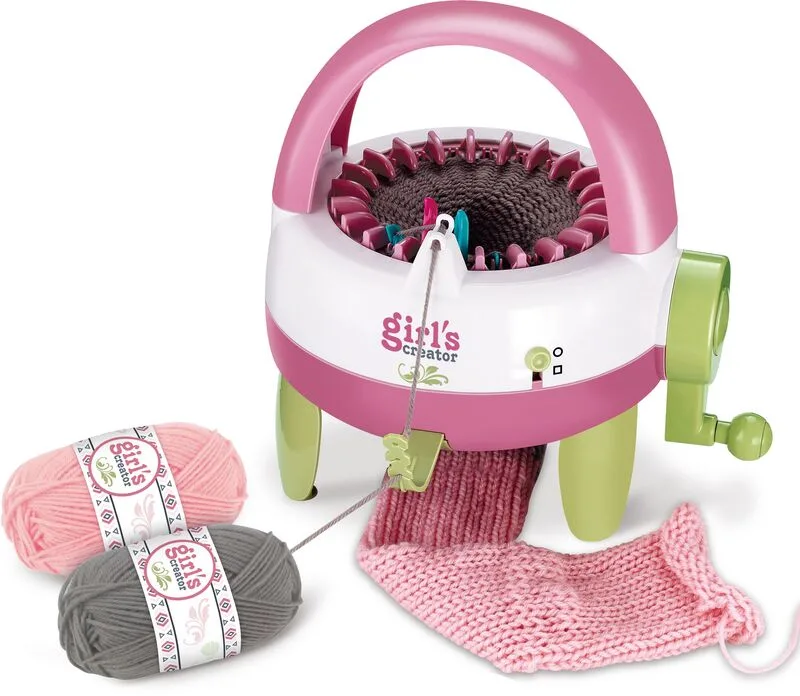 BW Girl's Creator Μηχάνημα Πλεξίματος & Νήμα 2Τμχ. (MBK-288K)