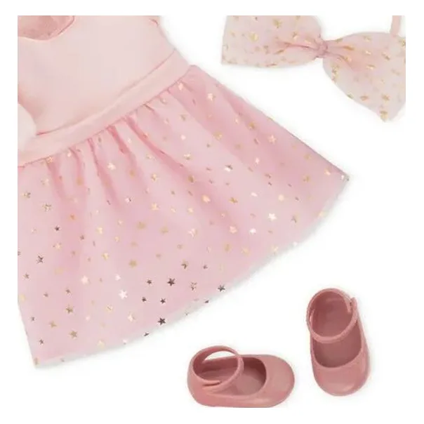 Our Generation Κούκλα Miranda With Pink Holiday Dress (BD31581Z) - φωτογραφία 4