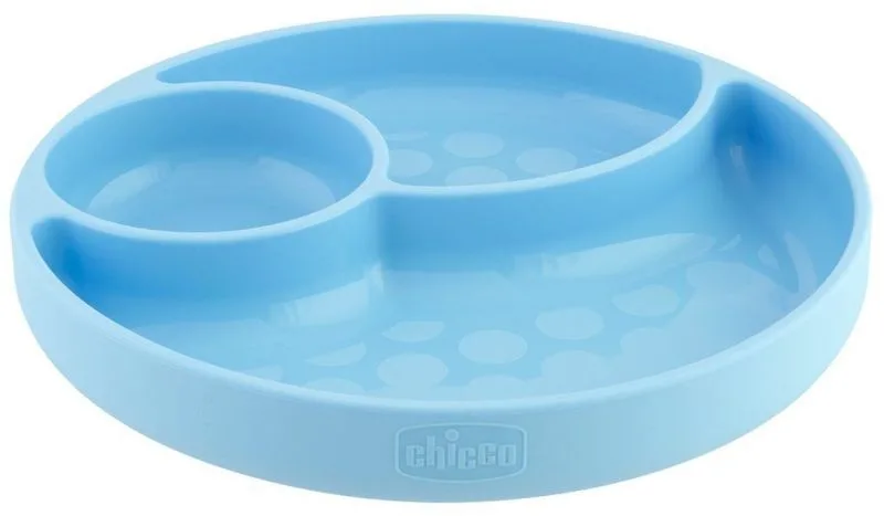 Chicco Πιάτο Με Χωρίσματα Σιέλ 12Μ+ (F05-10216-20)