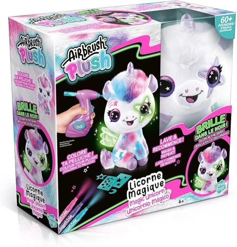 Canal Airbrush Plush λούτρινο Glow In The Dark (OFG274)