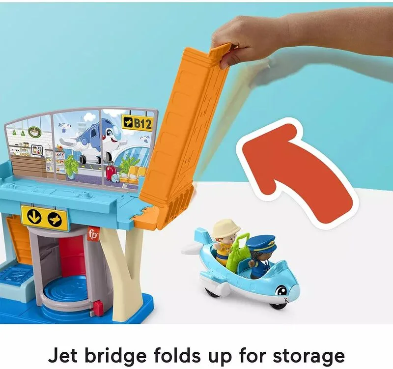 Fisher Price Little People Αεροδρόμιο (HTJ26) - φωτογραφία 4