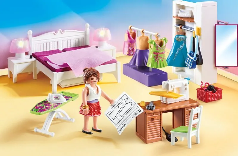 Playmobil Υπνοδωμάτιο με ατελιέ ραπτικής (70208) - φωτογραφία 6
