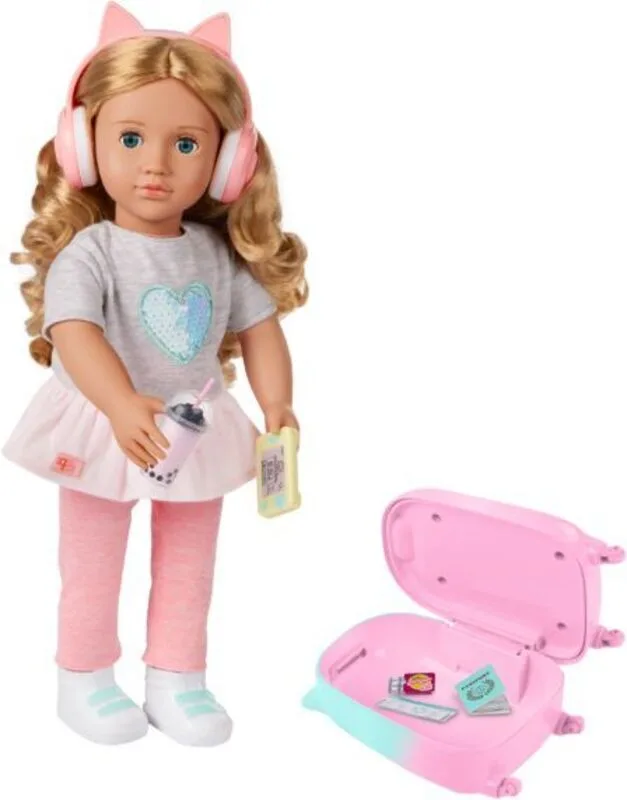 Our Generation Κούκλα Linzi With Accessories Traveler (BD31709Z) - φωτογραφία 2