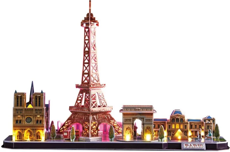 CubicFun Παζλ 3D LED-City Line Paris 115Τμχ (L525h) - φωτογραφία 2