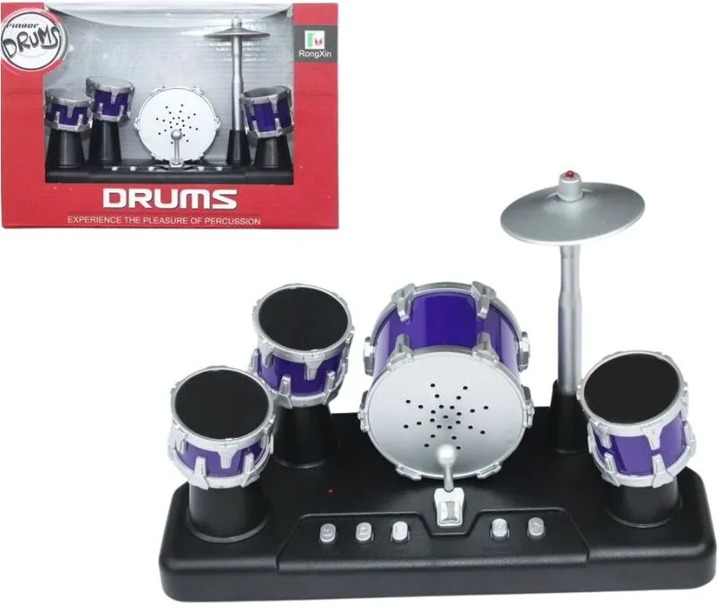 BW Drum Set With Light (3210B)