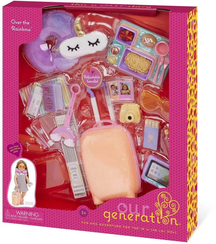 Our Generation Deluxe Σετ Rainbow Luggage (BD35345Z) - φωτογραφία 2
