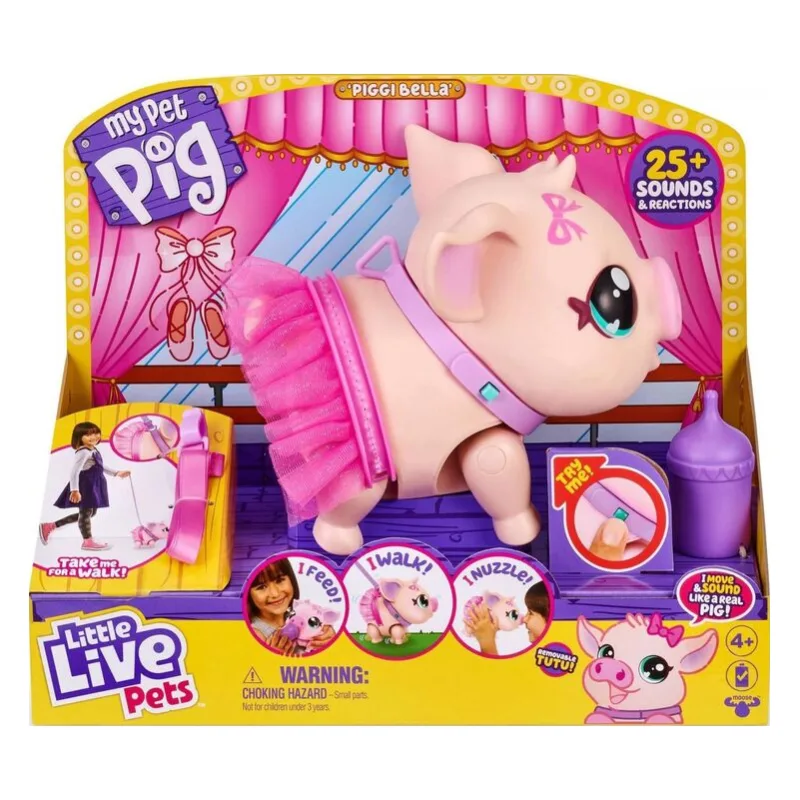 Little Live Pets διαδραστικό γουρουνάκι Lucky μπαλαρίνα (LPW01000) - φωτογραφία 2