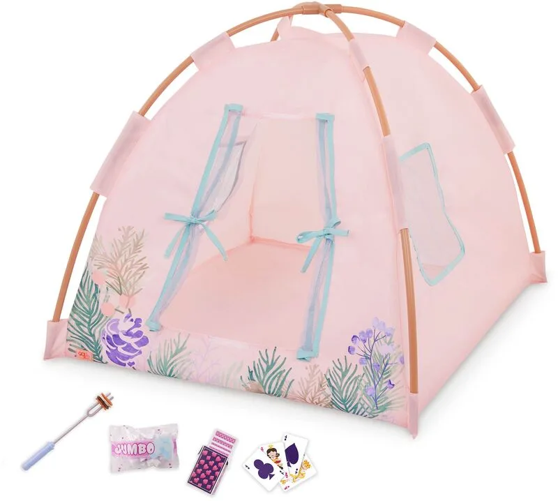 Our Generation Σετ Caming Tent With Accessories (BD35427)