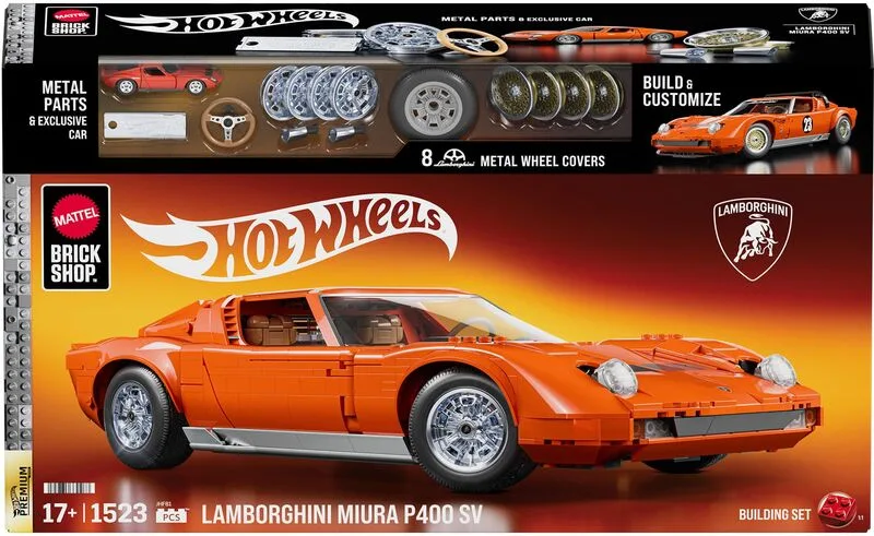 Brick Shop Hot Wheels Premium Series-Lamborghini '71 Miura P400 SV (JHF61) - φωτογραφία 2