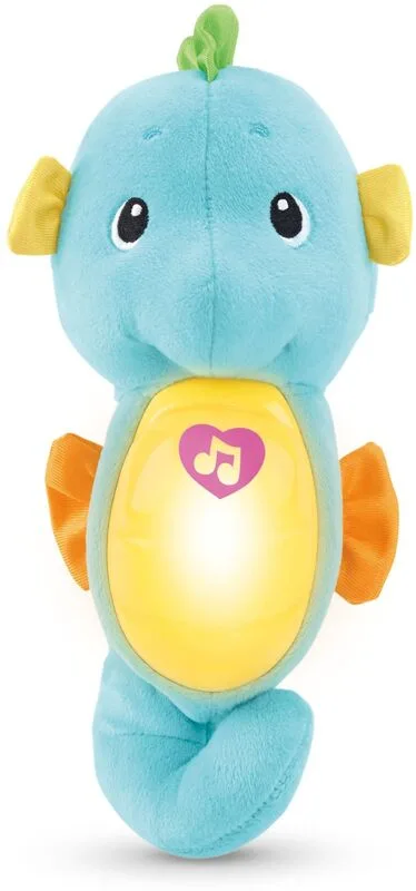 Fisher Price Ιππόκαμπος Φωτεινό Αλογάκι Της Θάλασσας-Σιέλ (DGH82)
