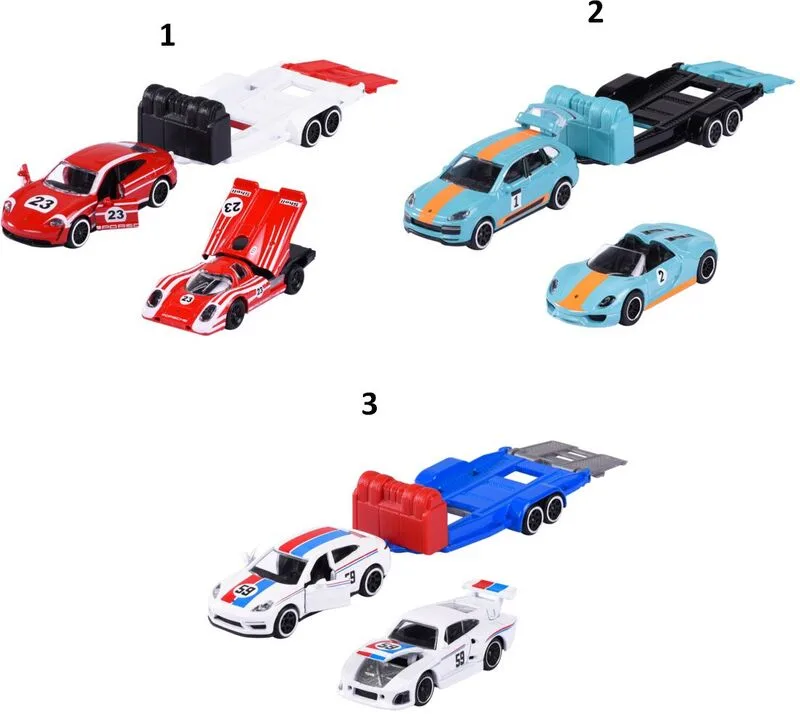 Majorette D/C Αυτοκίνητο Porsche Race Trailer 19cm-3 Σχέδια (212053112) - φωτογραφία 2