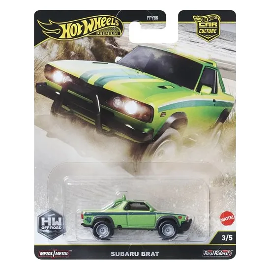 Mattel Hot Wheels Premium Car Culture Off Road Subaru Brat - JBK72