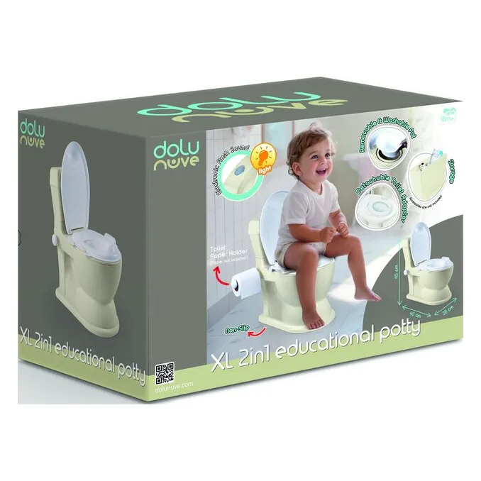 Dolu Γιο-Γιο Εκπαιδευτικό XL Potty 2 In 1-Beige (7562) - φωτογραφία 2