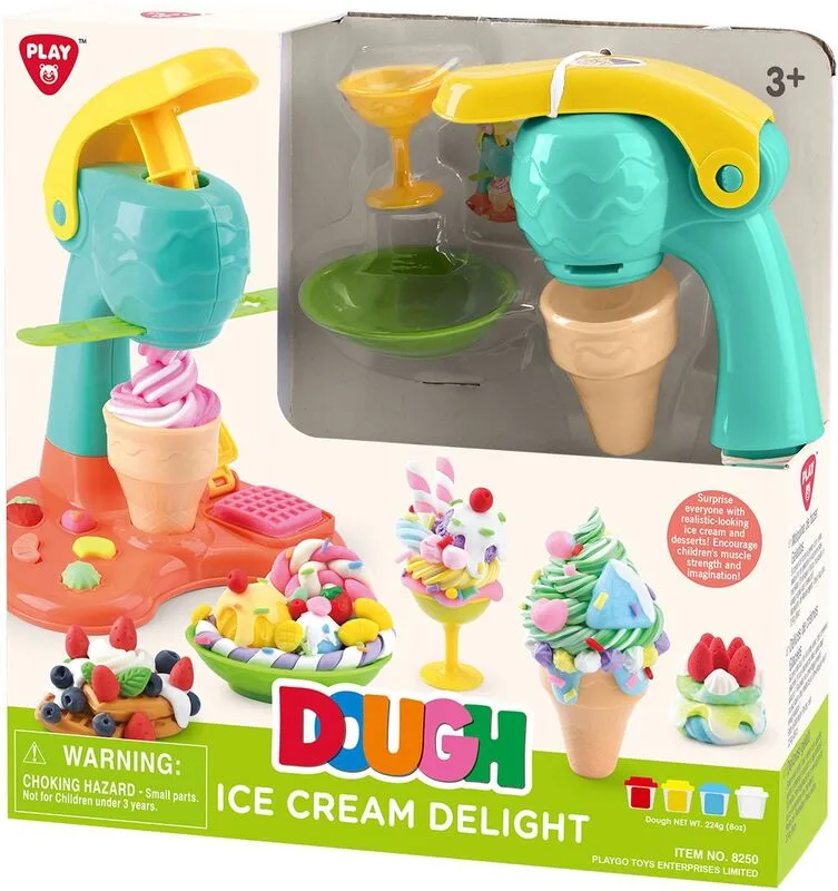 Playgo Πλαστοζυμαράκια Dough Ice Cream Delight (8250)