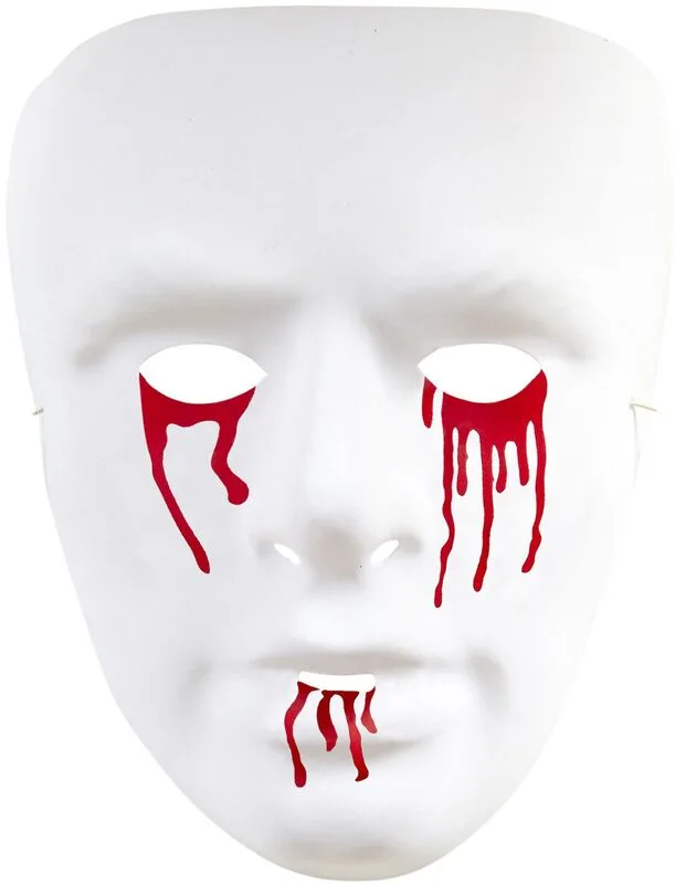 WM Μάσκα Λευκή Bleeding (26568)