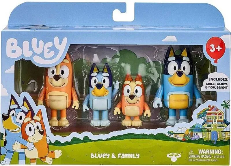 Bluey Φιγούρα Οικογένεια 4Τμχ (BLY38100) - φωτογραφία 2