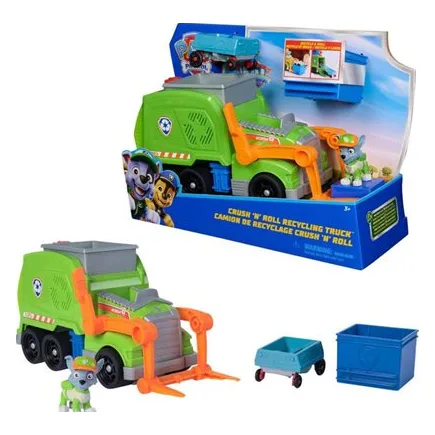 Spin Master Paw Patrol Rocky με όχημα ανακύκλωσης Deluxe 6071248