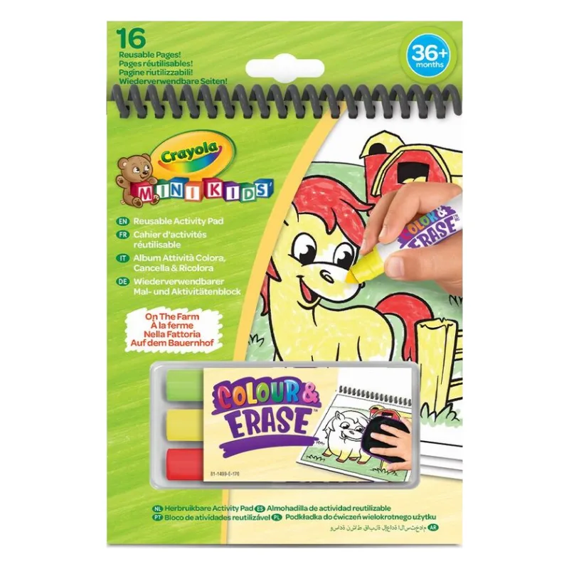 Crayola Σετ Ζωγραφικής Color & Erase-3 Σχέδια (81-1499) - φωτογραφία 5