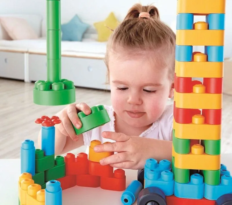 Hape PolyM Σετ Κατασκευών Builder Kit 80Τμχ (760008) - φωτογραφία 6
