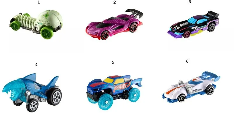 Hot Wheels Αυτοκινητάκια Ώρα Για Αγώνα 1:32-6 Σχέδια (JJX15) - φωτογραφία 2