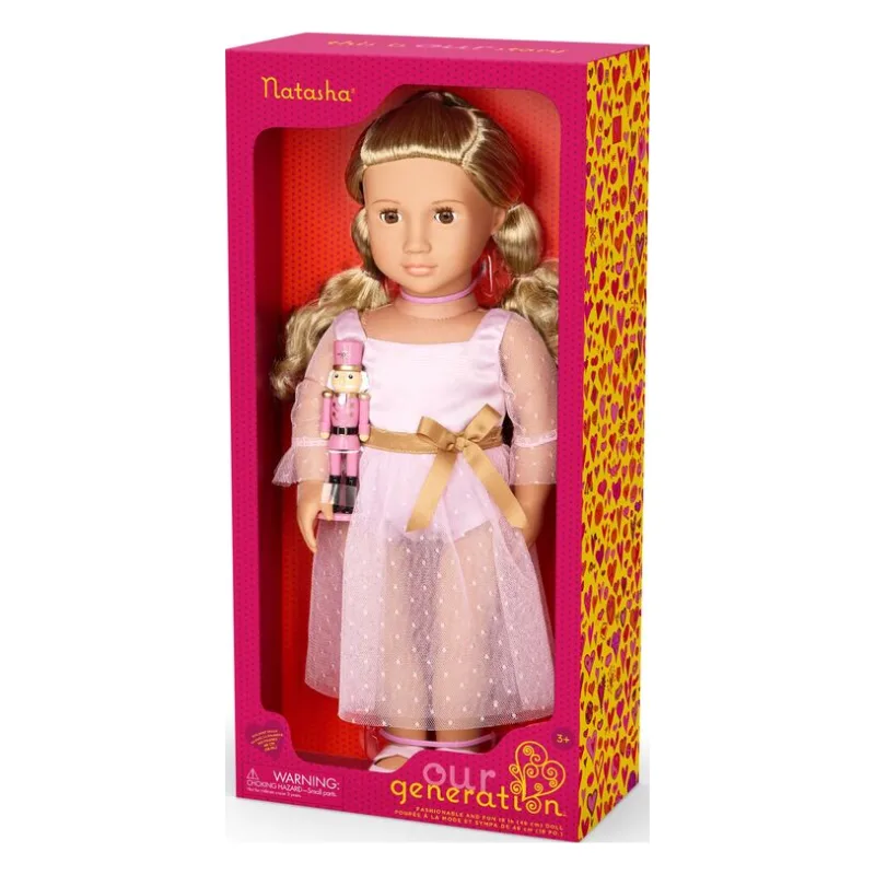 Our Generation Κούκλα Natasha With Pink Dress & Nutcracker (BD31458Z) - φωτογραφία 2
