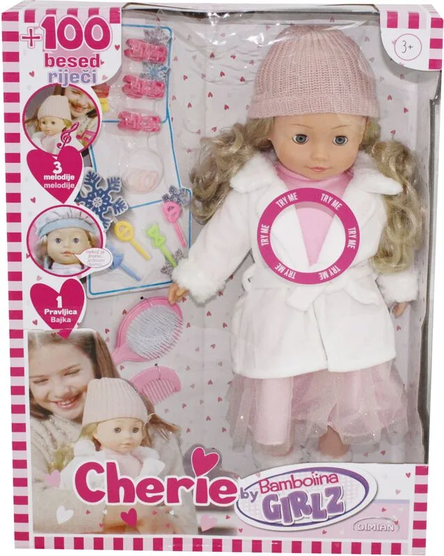 Bambolina Girlz Doll Με Αξεσουάρ 46cm (BD1679)