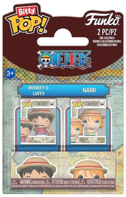 Bitty Pop!Monkey D.Luffy & Nami-One Piece Σετ 2Τμχ (112843)