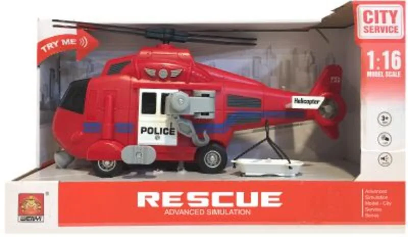 BW F/P Ελικόπτερο City Service Rescue B/O 1:16 (WY750B) - φωτογραφία 2