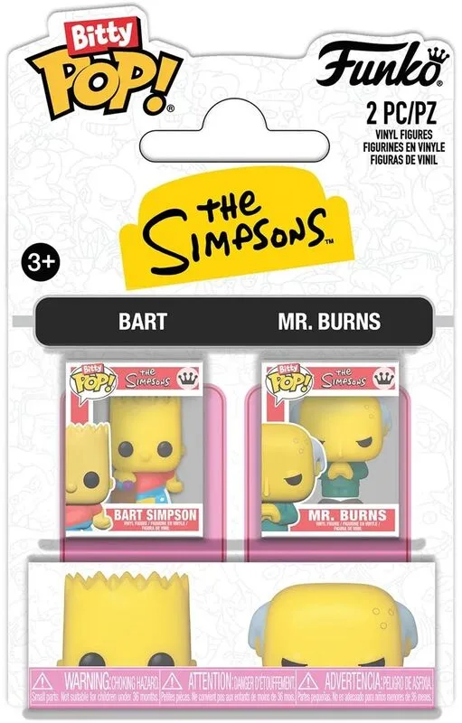 Bitty Pop!Bart Simpson & Mr.Burns-The Simpsons 2Τμχ (111529)