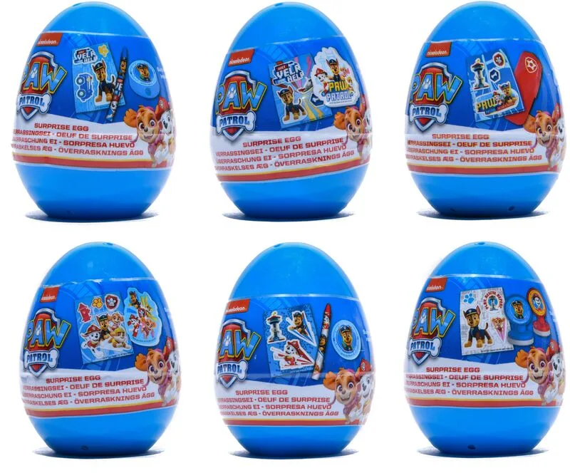 Canenco Paw Patrol Αυγό Έκπληξη-6 Σχέδια-1Τμχ (PW22108)