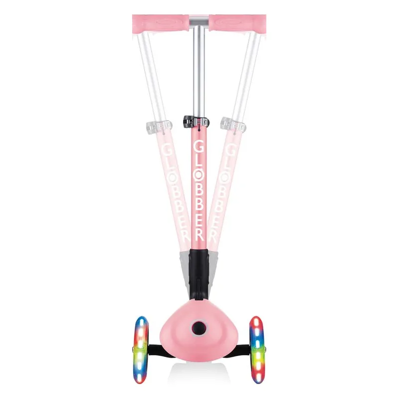 Globber Scooter Junior Foldable Fantasy Lights Flowers Pastel Pink (433-210) - φωτογραφία 4