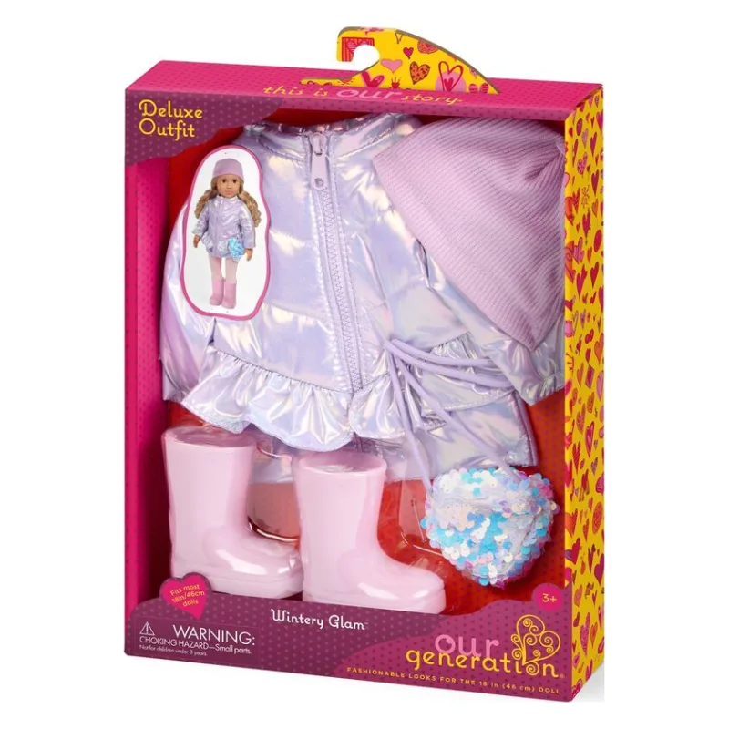 Our Generation Ενδυμασία Deluxe Winter With Heart Purse (BD30573Z) - φωτογραφία 2