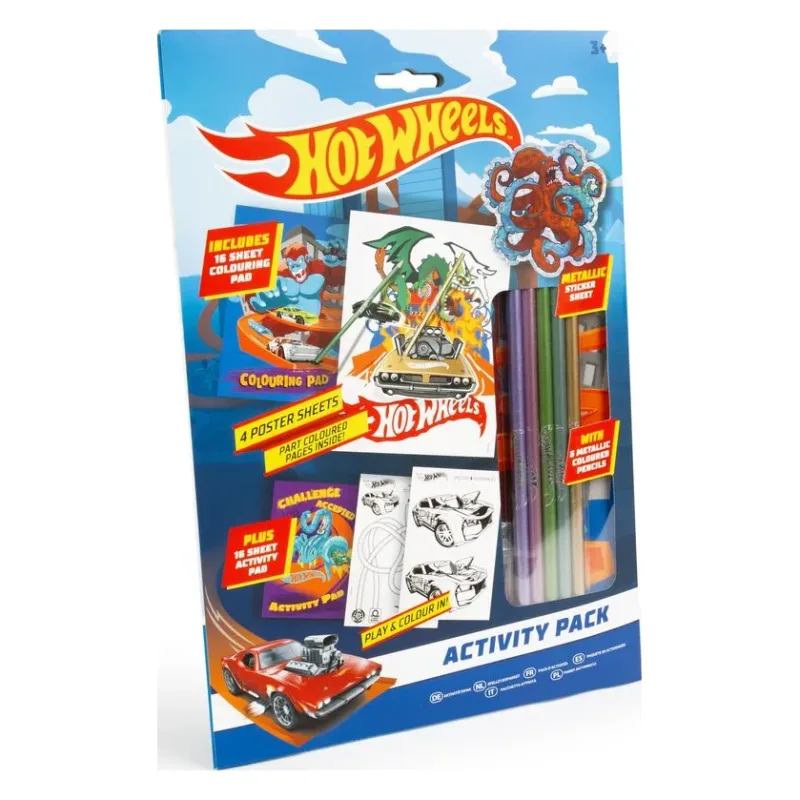 RMS Hot Wheels Colouring Pack (60-0033)