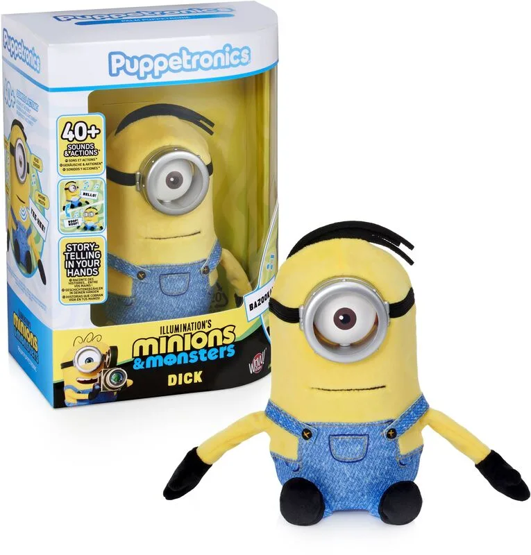 Wow διαδραστικό λούτρινο Minions One-Eyed Minion 21cm (MIN-1052)