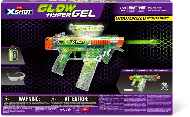Zuru X-Shot Hyper Gel Glow In The Dark Series 1 (36782) - φωτογραφία 5