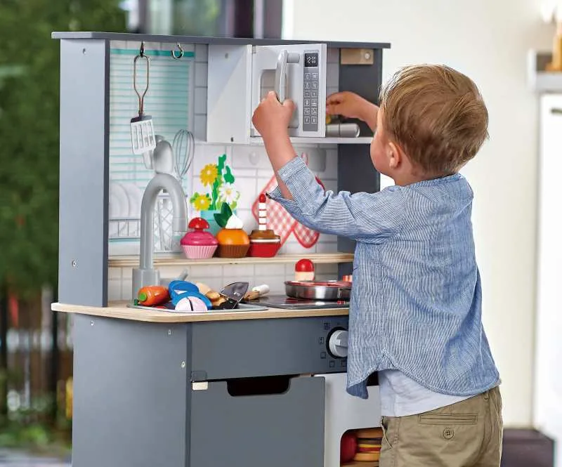Hape Ξύλινη Κουζίνα Light & Sound (E3166A) - φωτογραφία 5