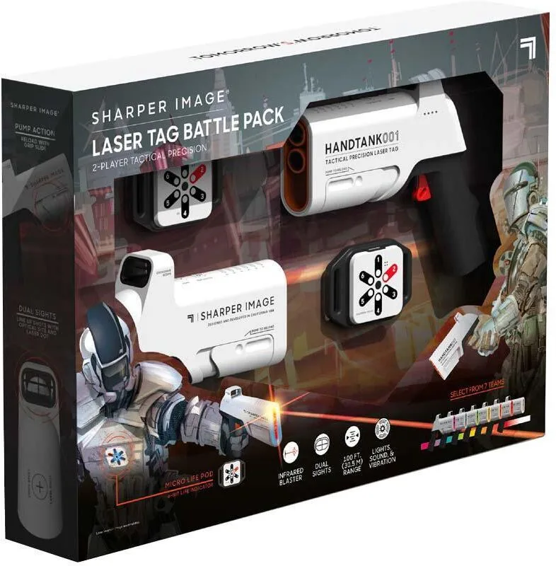 Sharper Image Σετ Όπλα Laser Tag Handtank Battle Pack (1214006271) - φωτογραφία 2