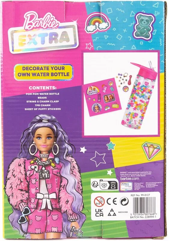 RMS Barbie Decorate Your Own Water Bottle (99-0127) - φωτογραφία 3