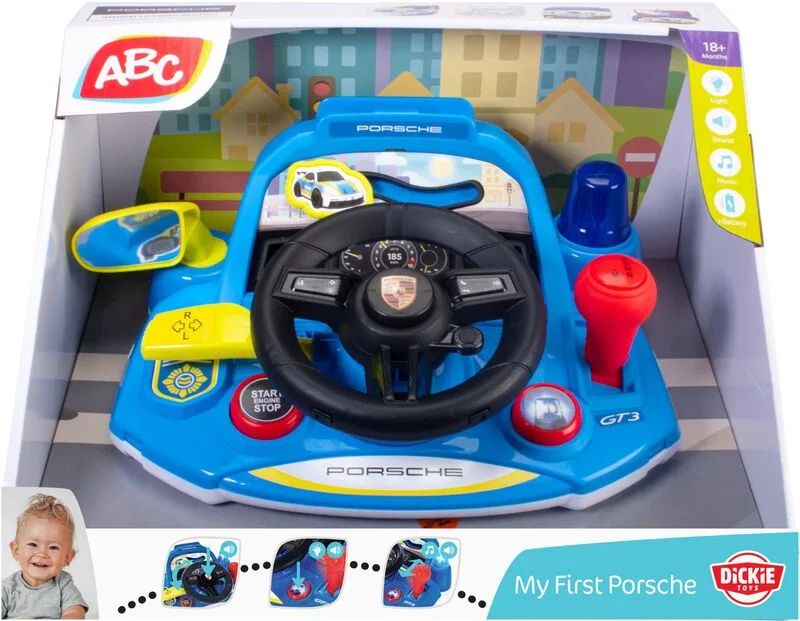 Dickie Toys Βρεφικό Τιμόνι ABC My First Porsche - 204115015 - φωτογραφία 2