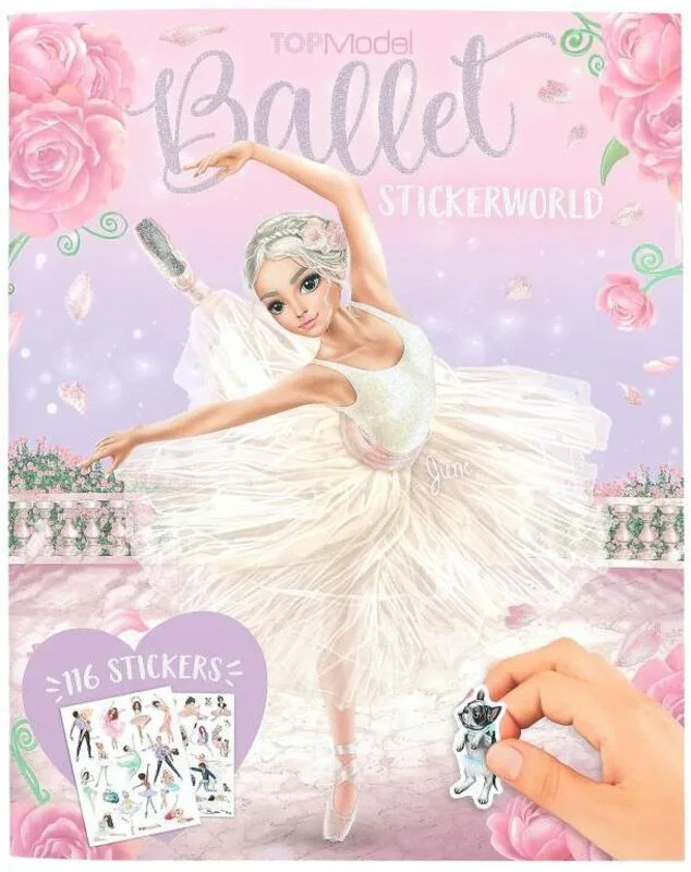 Top Model Μπλοκ Με Αυτοκόλλητα-Stickerworld Ballet (D13049)