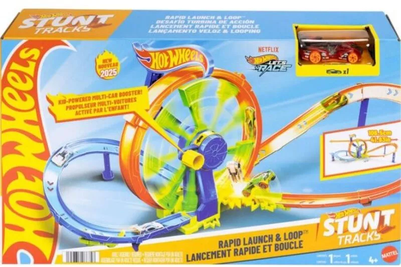 Mattel Hot Wheels Πίστα Γρήγορη Εκκίνηση Με Λουπ - JBX65 - φωτογραφία 2